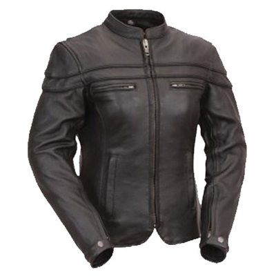 Women Leather Racing Jackets