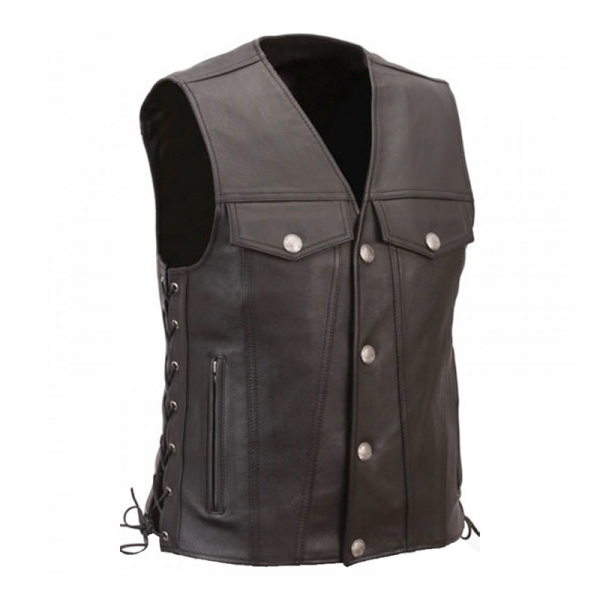 Motorbike Leather vest