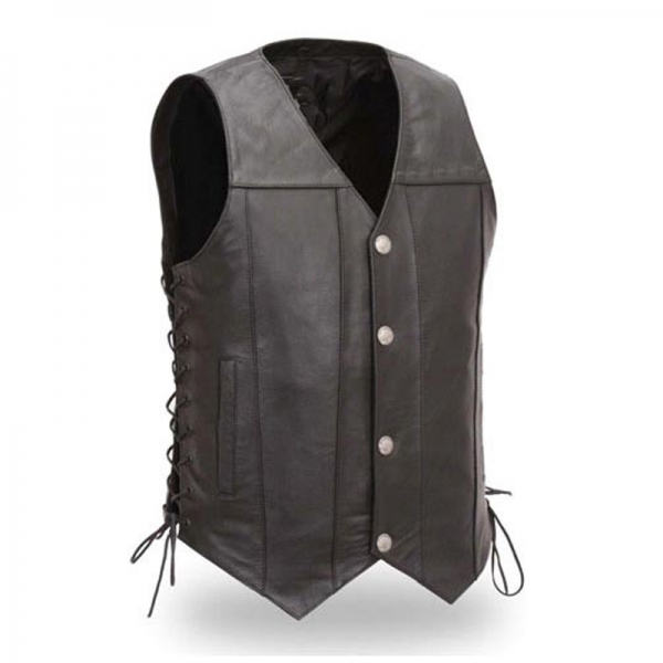 Motorbike Leather vest