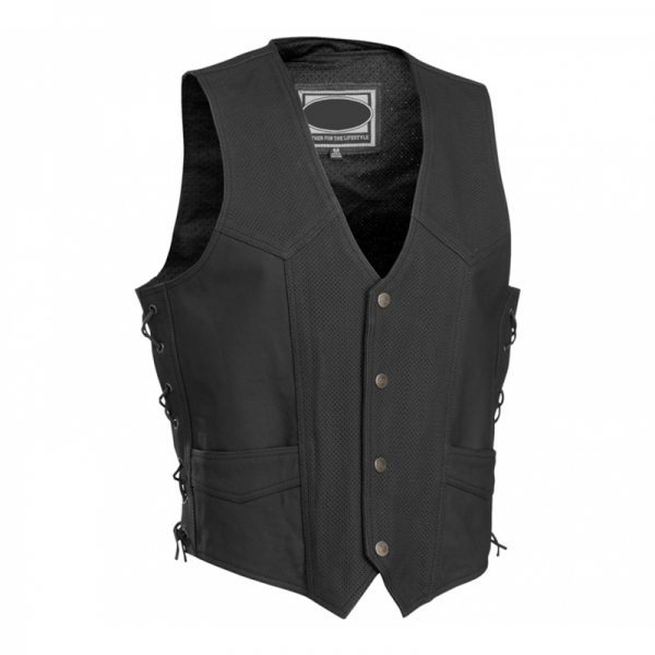 Motorbike Leather vest